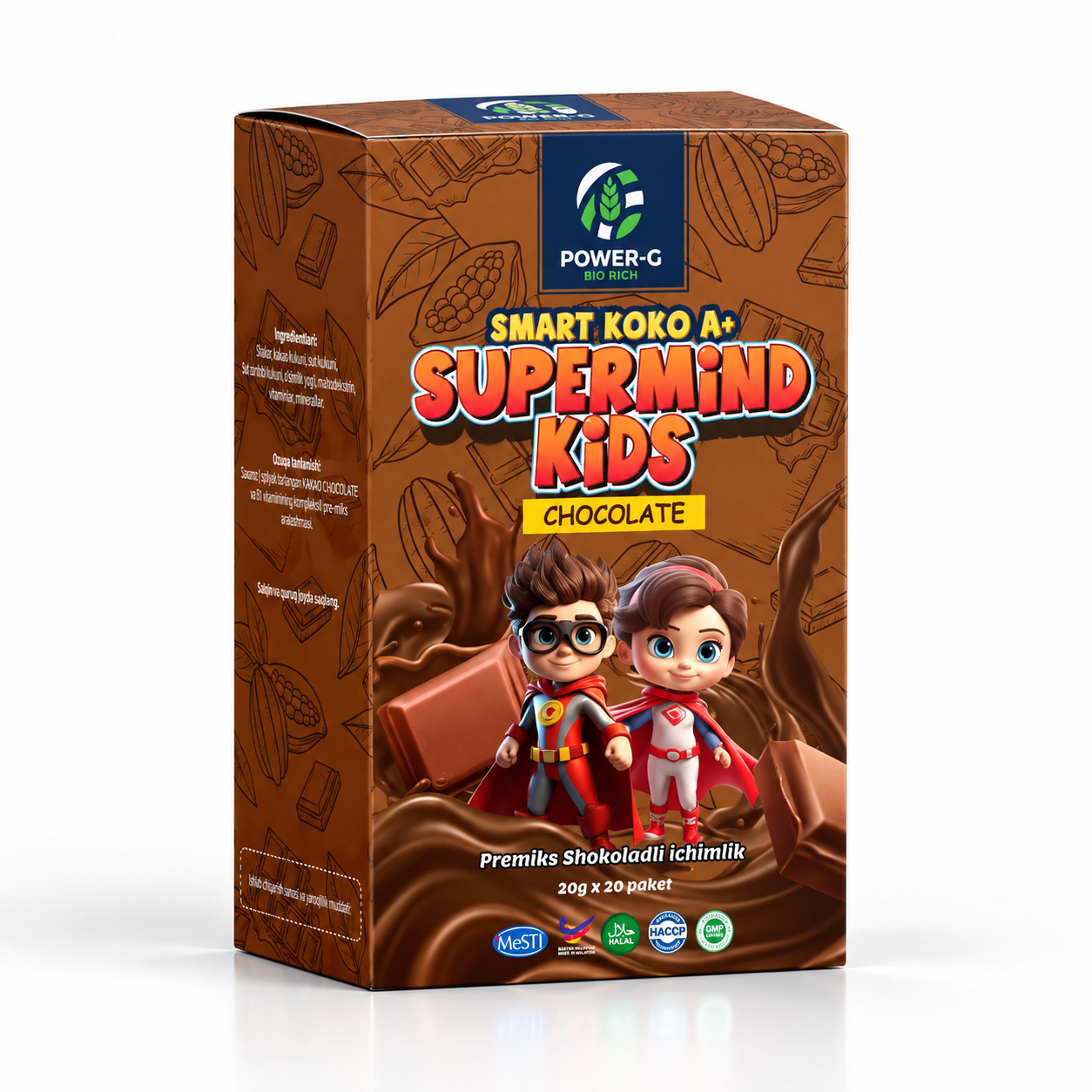 SMART KOKO A+ SUPERMIND KIDS CHOCOLATE